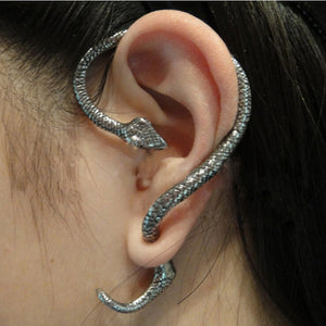 New Fashion Punk Style Twining Snake Shape Earrings Stud Cuff Earrings For Women Style Jewelry