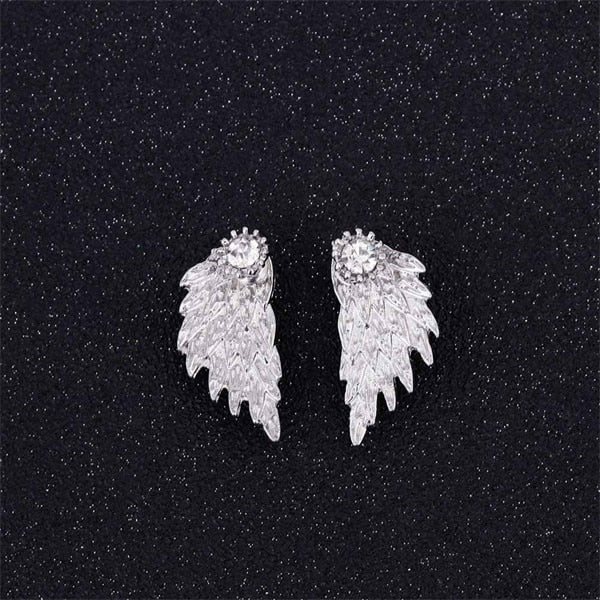 2019 New Crystal Flower Drop Earrings for Women Fashion Jewelry Gold Silver Rhinestones Earrings Gift for Party Best Friend