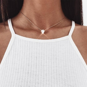 2019 new multi-layer crystal moon pendant necklace ladies retro charm necklace necklace party jewelry accessories