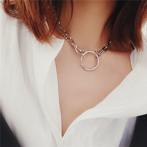 AOMU 2019 Fashion Multilayer Hip Hop Long Chain Necklace For Women Men Jewelry Gifts Key Cross Pendant Necklace Accessories