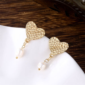 IPARAM Trend Simulation Pearl Long Earrings Female White Round Pearl Wedding Pendant Earrings Fashion Korean Jewelry Earrings