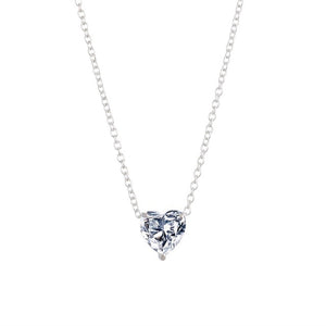 Crystal Heart Necklace Pendant Female Short Gold Chain Necklace Pendant Necklace Crystal Heart Necklace Chocker neck