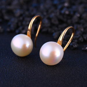 Pearl Women Hanging Earrings One Direction Trend Boucle D'oreille Femme Party Wedding Fashion Round Pearl Jewelry Wholesale