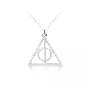 CHIELOYS Hot HP Necklace Series Magic Gifts For Kids Gold Snitch Time-Turner Hogwarts Horcrux Pendant Chain Giratiempo