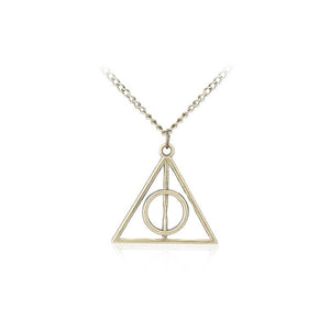 CHIELOYS Hot HP Necklace Series Magic Gifts For Kids Gold Snitch Time-Turner Hogwarts Horcrux Pendant Chain Giratiempo